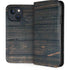 Black Painted Wood iPhone 14 Folio Case