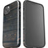 Black Painted Wood iPhone 14 Plus Impact Case