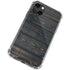 Black Painted Wood iPhone 14 Plus Clear Case