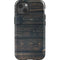 Black Painted Wood iPhone 14 Impact Case