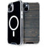 Black Painted Wood iPhone 14 Plus MagSafe Case
