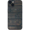 Black Painted Wood iPhone 14 Plus Skin