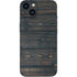 Black Painted Wood iPhone 14 Plus Skin