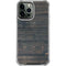 Black Painted Wood iPhone 15 Pro Max Clear Case