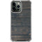 Black Painted Wood iPhone 14 Pro Max Clear Case