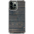 Black Painted Wood iPhone 14 Pro Max Clear Case