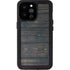 Black Painted Wood iPhone 14 Pro Max Waterproof Case