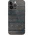 Black Painted Wood iPhone 14 Pro Skin