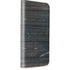 Black Painted Wood iPhone 15 Plus Folio Case