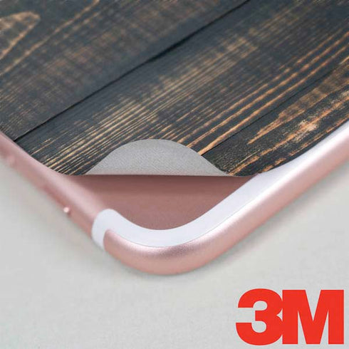 Black Painted Wood iPhone 8 Skin