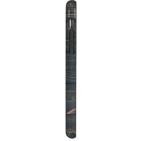 Black Painted Wood iPhone X Pro Case