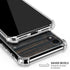 Black Painted Wood iPhone XR Clear Case