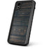 Black Painted Wood iPhone XR Waterproof Case