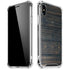 Black Painted Wood iPhone XS Max Clear Case