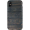 Black Painted Wood iPhone XS Pro Case
