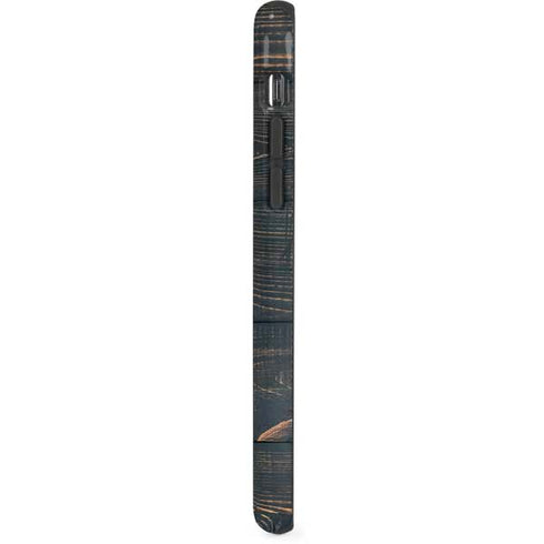 Black Painted Wood iPhone XS Pro Case