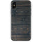 Black Painted Wood iPhone XS Skin