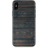 Black Painted Wood iPhone XS Skin