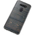 Black Painted Wood LG K51/Q51 Clear Case
