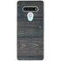 Black Painted Wood LG Stylo 6 Clear Case