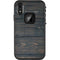 Black Painted Wood LifeProof Fre iPhone Skin