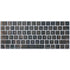 Black Painted Wood Magic Keyboard Skin
