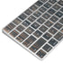 Black Painted Wood Magic Keyboard Skin