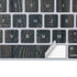 Black Painted Wood Magic Keyboard Skin