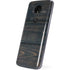 Black Painted Wood Moto E5 Plus Skin