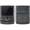 Black Painted Wood Motorola RAZR Skin