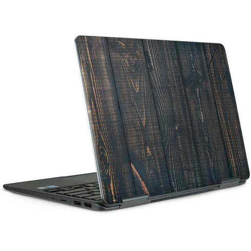 Black Painted Wood Notebook 9 Pro 13in (2017) Skin