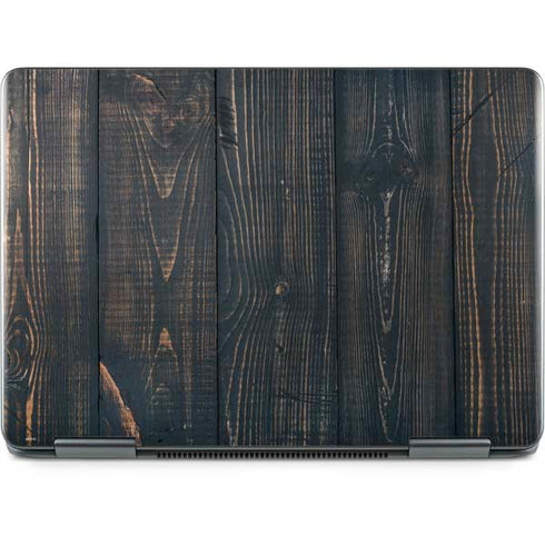 Black Painted Wood Notebook 9 Pro 13in (2017) Skin