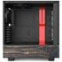 Black Painted Wood NZXT H510 Compact ATX Mid-Tower Case Skin