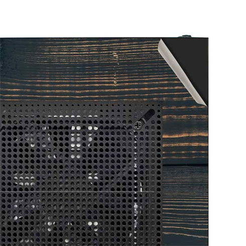 Black Painted Wood NZXT H510 Compact ATX Mid-Tower Case Skin