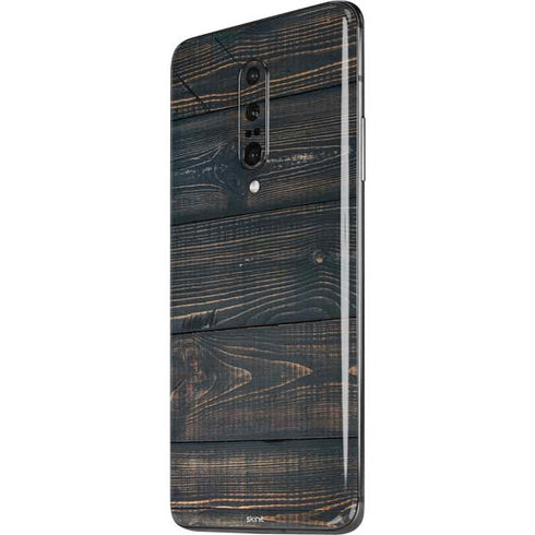 Black Painted Wood OnePlus 7 Pro Skin