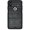 Black Painted Wood Otterbox Commuter iPhone Skin