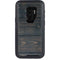 Black Painted Wood Otterbox Defender Galaxy Skin