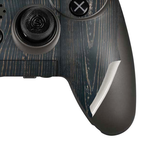 Black Painted Wood PlayStation Scuf Vantage 2 Controller Skin
