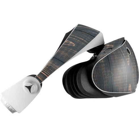Black Painted Wood PlayStation VR2 Skin