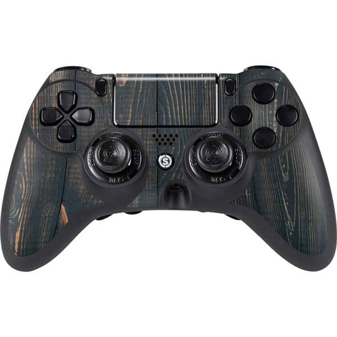 Black Painted Wood PS4/PC SCUF Impact Controller Skin