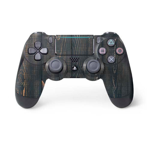 Black Painted Wood PS4 Pro/Slim Controller Skin