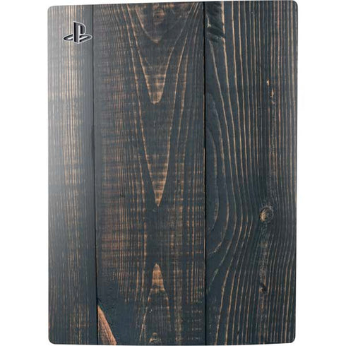 Black Painted Wood PS5 Digital Edition Bundle Skin