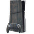 Black Painted Wood PS5 Slim Disk Bundle Skin