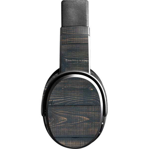 Black Painted Wood Skullcandy Crusher Wireless Skin