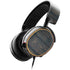 Black Painted Wood SteelSeries Arctis 5 Skin