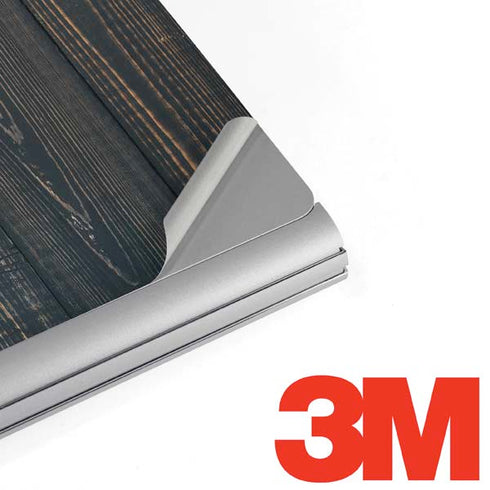 Black Painted Wood Surface Book 2 13.5in Skin