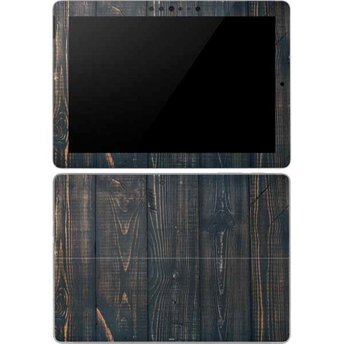 Black Painted Wood Surface Go Skin