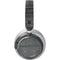 Black Painted Wood Surface Headphones Skin