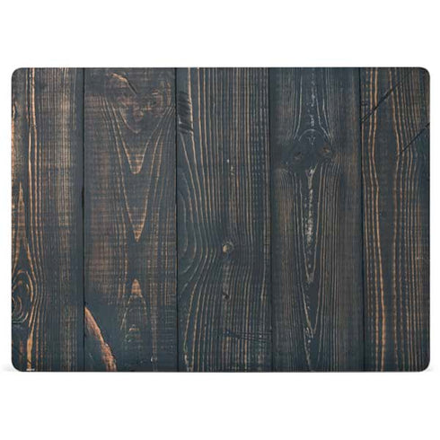 Black Painted Wood Surface Laptop 2 Skin