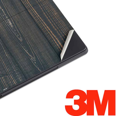 Black Painted Wood Surface Pro 6 Skin